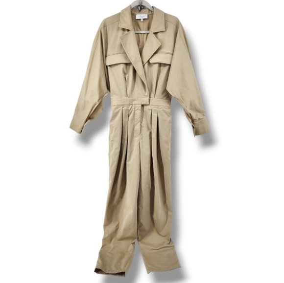 L'Academie Revolve Piper Jumpsuit in Khaki Size Small - Picture 2 of 16